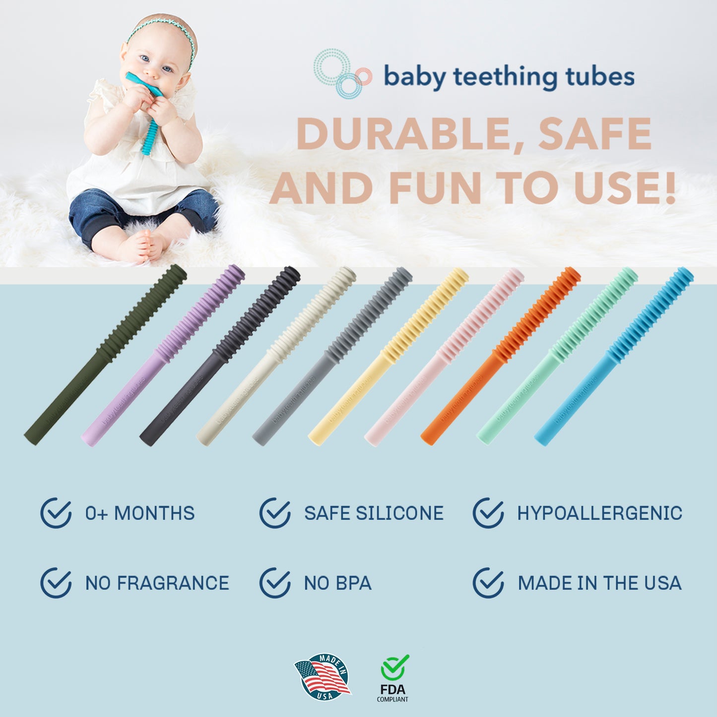 Baby Teething Tubes® - Baby Teething Tubes