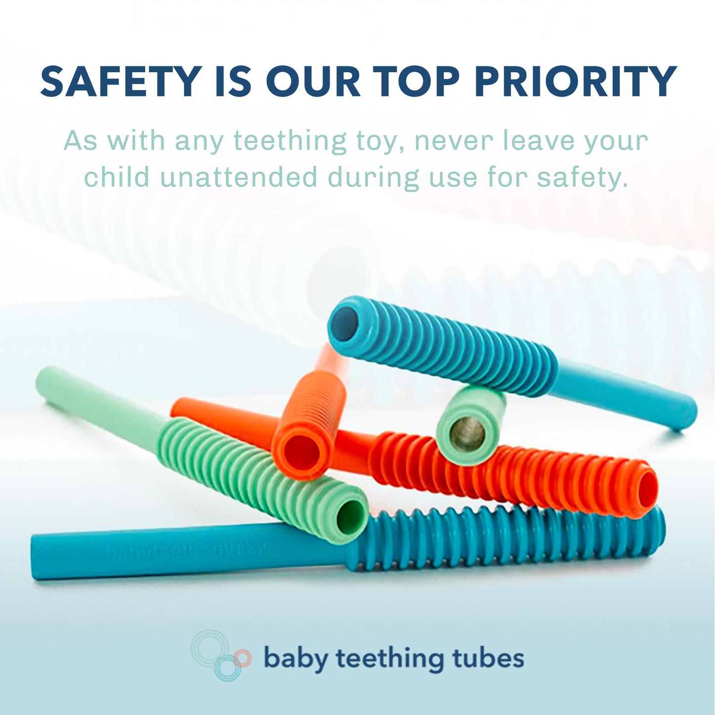 Baby Teething Tubes® - Yellow - Baby Teething Tubes