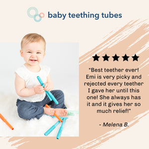 Baby Teething Tubes® - Teal - Baby Teething Tubes
