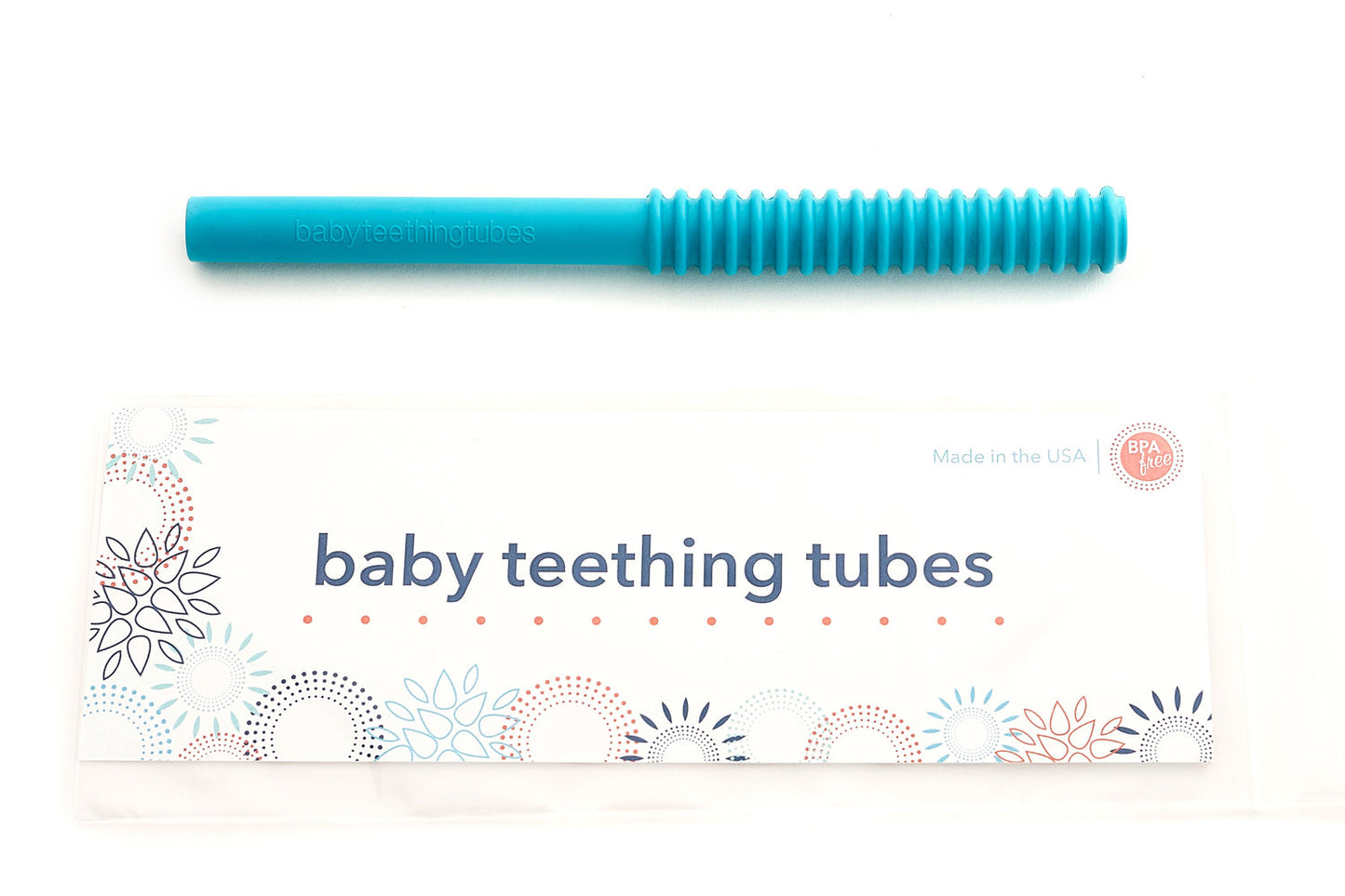 Baby Teething Tubes® - Teal - Baby Teething Tubes