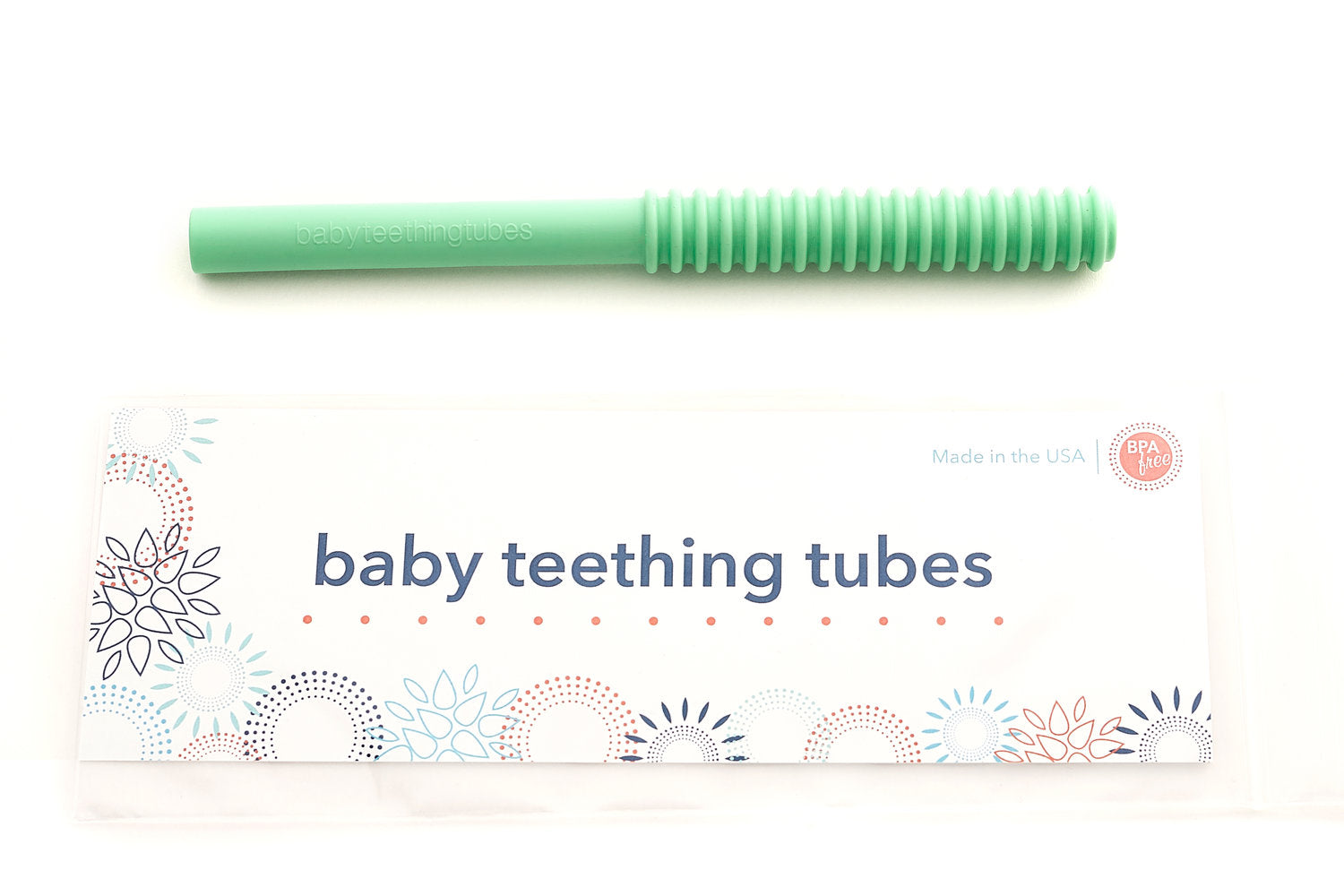 Baby Teething Tubes® - Mint - Baby Teething Tubes